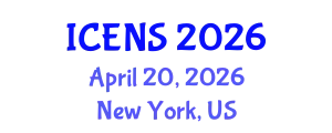 International Conference on Engineering and Natural Sciences (ICENS) April 20, 2026 - New York, United States