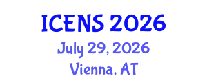 International Conference on Engineering and Natural Sciences (ICENS) July 29, 2026 - Vienna, Austria