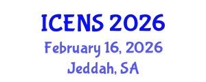 International Conference on Engineering and Natural Sciences (ICENS) February 16, 2026 - Jeddah, Saudi Arabia