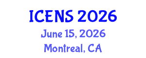 International Conference on Engineering and Natural Sciences (ICENS) June 15, 2026 - Montreal, Canada