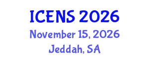 International Conference on Engineering and Natural Sciences (ICENS) November 15, 2026 - Jeddah, Saudi Arabia