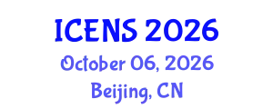 International Conference on Engineering and Natural Sciences (ICENS) October 06, 2026 - Beijing, China