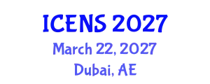 International Conference on Engineering and Natural Sciences (ICENS) March 22, 2027 - Dubai, United Arab Emirates