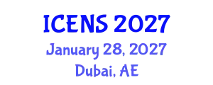 International Conference on Engineering and Natural Sciences (ICENS) January 28, 2027 - Dubai, United Arab Emirates