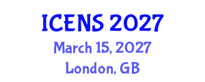 International Conference on Engineering and Natural Sciences (ICENS) March 15, 2027 - London, United Kingdom