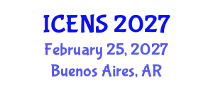 International Conference on Engineering and Natural Sciences (ICENS) February 25, 2027 - Buenos Aires, Argentina