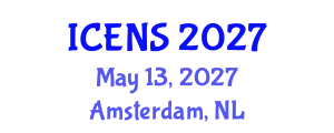 International Conference on Engineering and Natural Sciences (ICENS) May 13, 2027 - Amsterdam, Netherlands