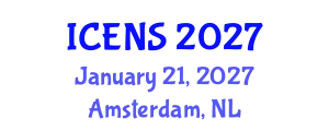 International Conference on Engineering and Natural Sciences (ICENS) January 21, 2027 - Amsterdam, Netherlands