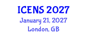 International Conference on Engineering and Natural Sciences (ICENS) January 21, 2027 - London, United Kingdom