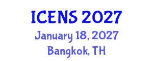 International Conference on Engineering and Natural Sciences (ICENS) January 18, 2027 - Bangkok, Thailand