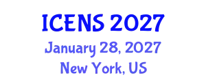 International Conference on Engineering and Natural Sciences (ICENS) January 28, 2027 - New York, United States