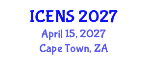 International Conference on Engineering and Natural Sciences (ICENS) April 15, 2027 - Cape Town, South Africa