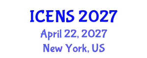 International Conference on Engineering and Natural Sciences (ICENS) April 22, 2027 - New York, United States