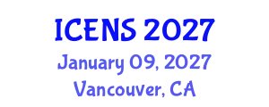 International Conference on Engineering and Natural Sciences (ICENS) January 09, 2027 - Vancouver, Canada