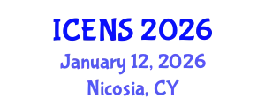 International Conference on Engineering and Natural Sciences (ICENS) January 12, 2026 - Nicosia, Cyprus