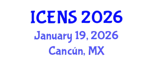 International Conference on Engineering and Natural Sciences (ICENS) January 19, 2026 - Cancún, Mexico