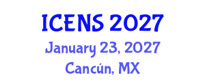 International Conference on Engineering and Natural Sciences (ICENS) January 23, 2027 - Cancún, Mexico
