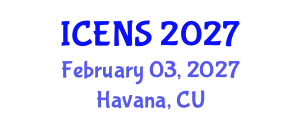 International Conference on Engineering and Natural Sciences (ICENS) February 03, 2027 - Havana, Cuba