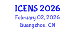 International Conference on Engineering and Natural Sciences (ICENS) February 02, 2026 - Guangzhou, China