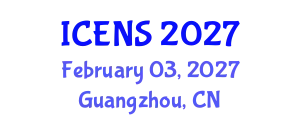 International Conference on Engineering and Natural Sciences (ICENS) February 03, 2027 - Guangzhou, China