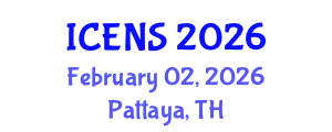 International Conference on Engineering and Natural Sciences (ICENS) February 02, 2026 - Pattaya, Thailand