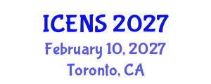 International Conference on Engineering and Natural Sciences (ICENS) February 10, 2027 - Toronto, Canada