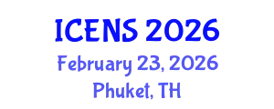 International Conference on Engineering and Natural Sciences (ICENS) February 23, 2026 - Phuket, Thailand