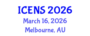 International Conference on Engineering and Natural Sciences (ICENS) March 16, 2026 - Melbourne, Australia