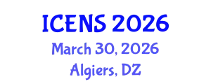 International Conference on Engineering and Natural Sciences (ICENS) March 30, 2026 - Algiers, Algeria