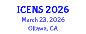 International Conference on Engineering and Natural Sciences (ICENS) March 23, 2026 - Ottawa, Canada