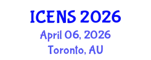International Conference on Engineering and Natural Sciences (ICENS) April 06, 2026 - Toronto, Australia