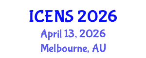 International Conference on Engineering and Natural Sciences (ICENS) April 13, 2026 - Melbourne, Australia