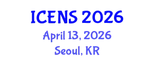 International Conference on Engineering and Natural Sciences (ICENS) April 13, 2026 - Seoul, Republic of Korea