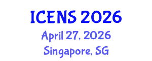 International Conference on Engineering and Natural Sciences (ICENS) April 27, 2026 - Singapore, Singapore
