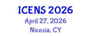 International Conference on Engineering and Natural Sciences (ICENS) April 27, 2026 - Nicosia, Cyprus