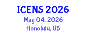 International Conference on Engineering and Natural Sciences (ICENS) May 04, 2026 - Honolulu, United States