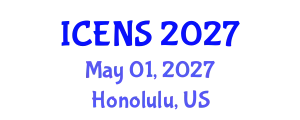 International Conference on Engineering and Natural Sciences (ICENS) May 01, 2027 - Honolulu, United States