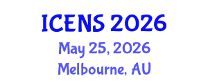 International Conference on Engineering and Natural Sciences (ICENS) May 25, 2026 - Melbourne, Australia