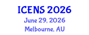 International Conference on Engineering and Natural Sciences (ICENS) June 29, 2026 - Melbourne, Australia