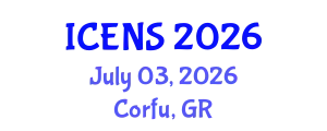 International Conference on Engineering and Natural Sciences (ICENS) July 03, 2026 - Corfu, Greece