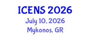 International Conference on Engineering and Natural Sciences (ICENS) July 10, 2026 - Mykonos, Greece