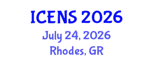 International Conference on Engineering and Natural Sciences (ICENS) July 24, 2026 - Rhodes, Greece