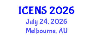 International Conference on Engineering and Natural Sciences (ICENS) July 24, 2026 - Melbourne, Australia