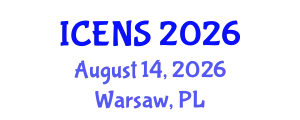 International Conference on Engineering and Natural Sciences (ICENS) August 14, 2026 - Warsaw, Poland