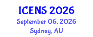 International Conference on Engineering and Natural Sciences (ICENS) September 06, 2026 - Sydney, Australia