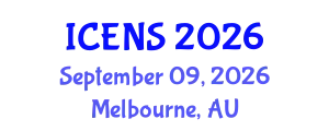International Conference on Engineering and Natural Sciences (ICENS) September 09, 2026 - Melbourne, Australia