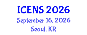 International Conference on Engineering and Natural Sciences (ICENS) September 16, 2026 - Seoul, Republic of Korea