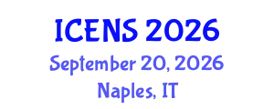 International Conference on Engineering and Natural Sciences (ICENS) September 20, 2026 - Naples, Italy