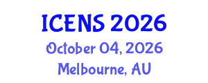 International Conference on Engineering and Natural Sciences (ICENS) October 04, 2026 - Melbourne, Australia