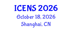 International Conference on Engineering and Natural Sciences (ICENS) October 18, 2026 - Shanghai, China